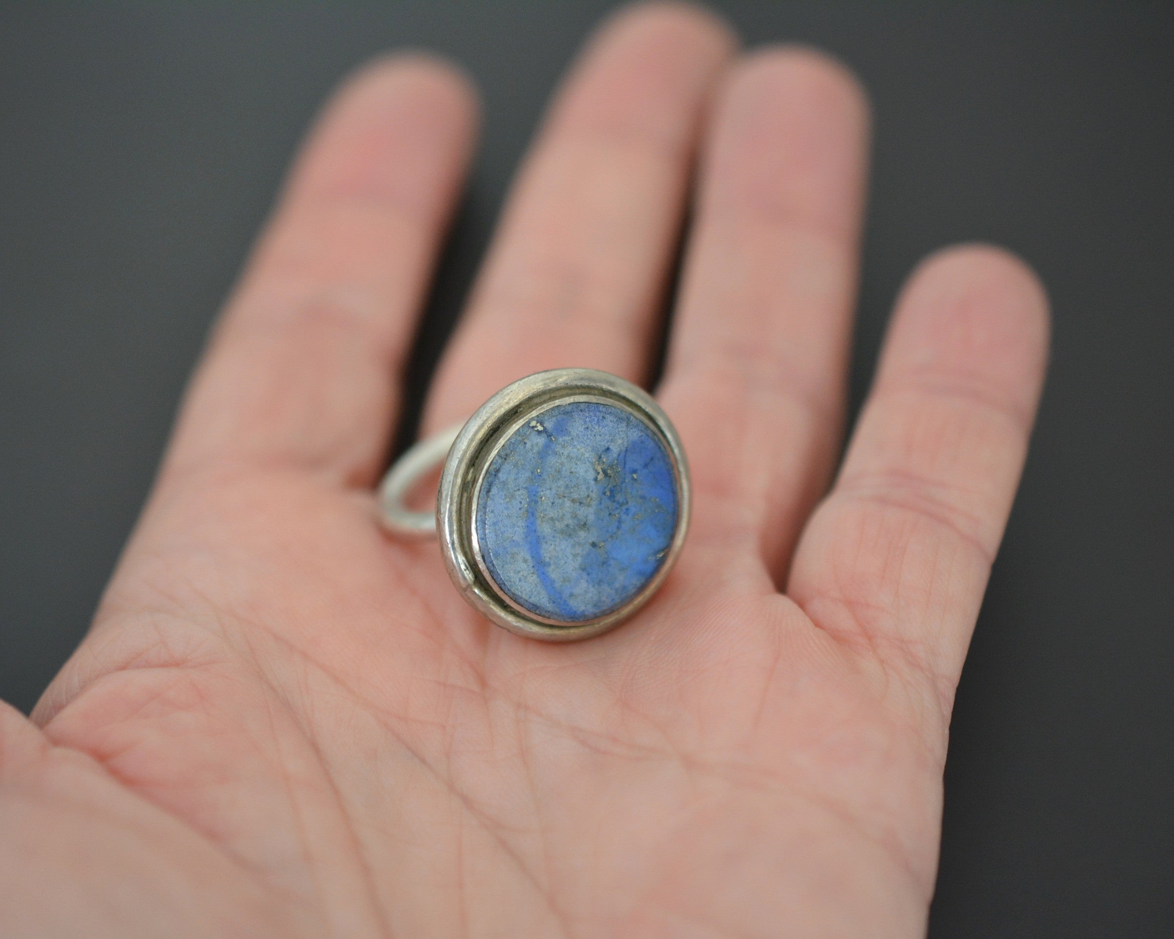 Afghani Lapis Lazuli Ring - Size 6