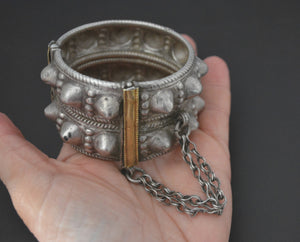 Omani Hinged Spike Bracelet with Gilding - XSmall Size