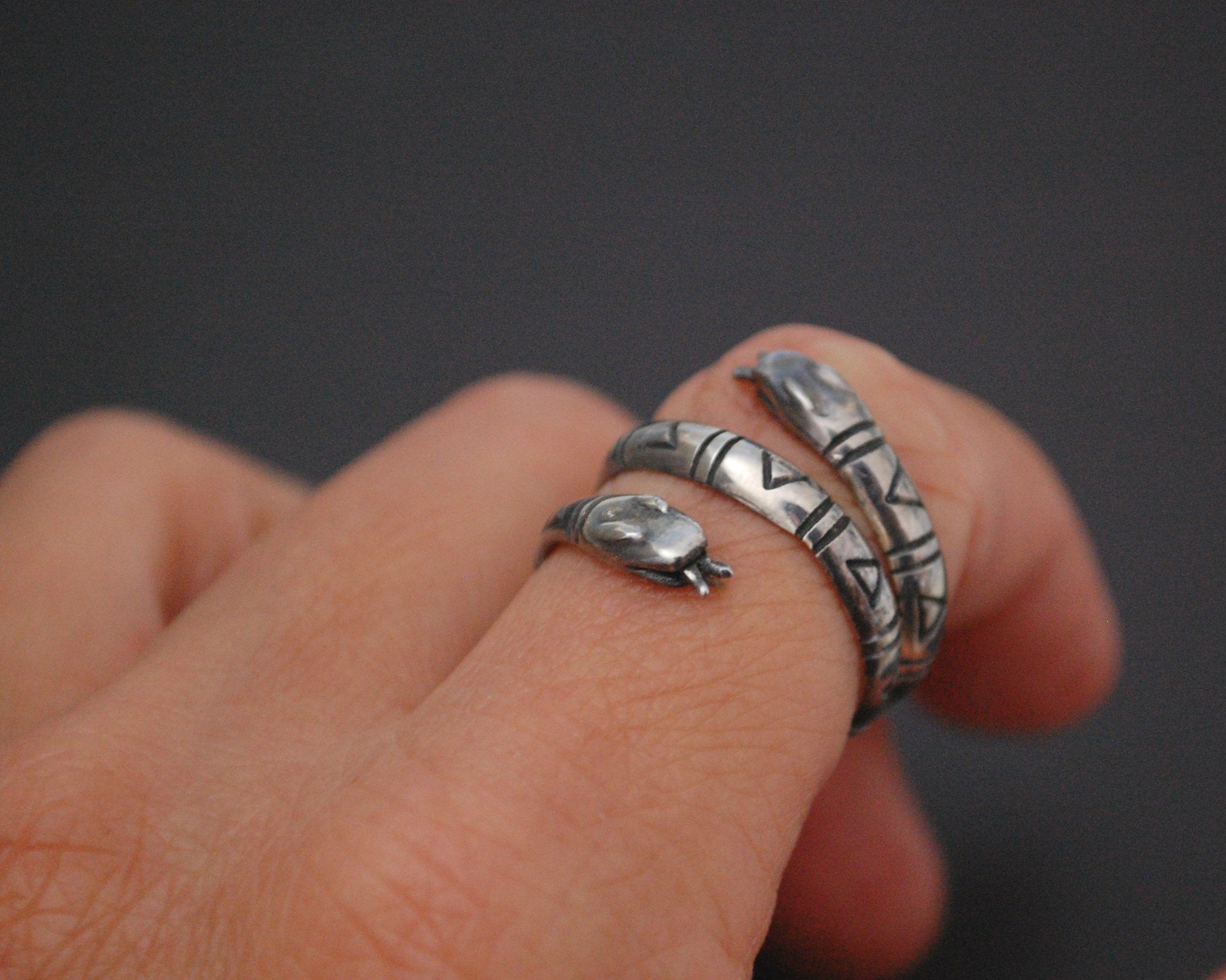 Snake Coil Ring - Size 7