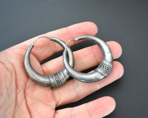 Ethnic Hoop Earrings - MEDIUM / LARGE