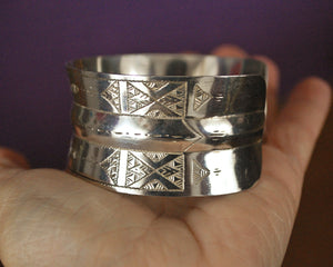 Tuareg Silver Cuff Bracelet