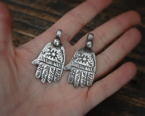 Old Berber Hamsa Pendant