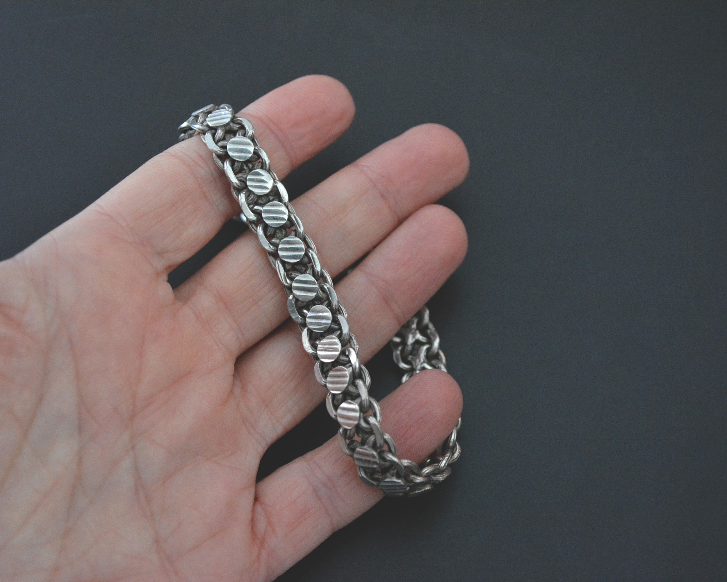 Rajasthani Sterling Silver Link Bracelet