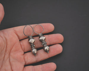 Old Rajasthani Silver Earrings