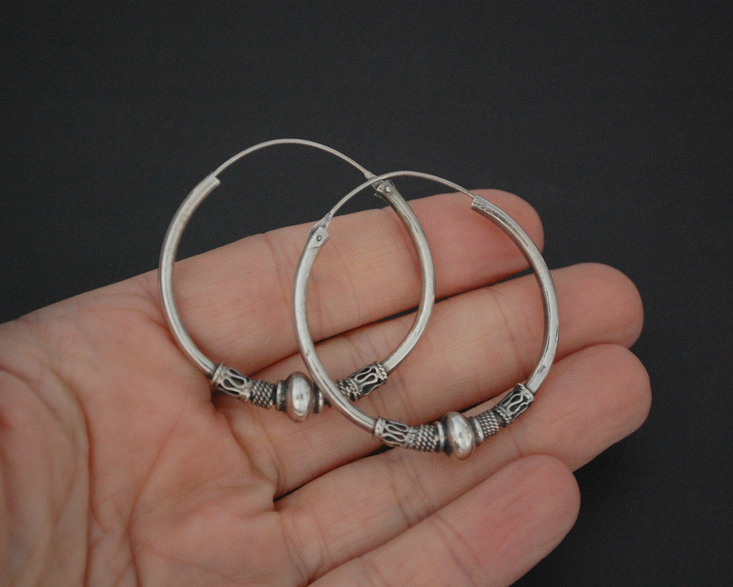Bali Hoop Earrings - LARGE