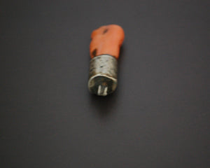 Antique Coral Pendant from Morocco - Flatened