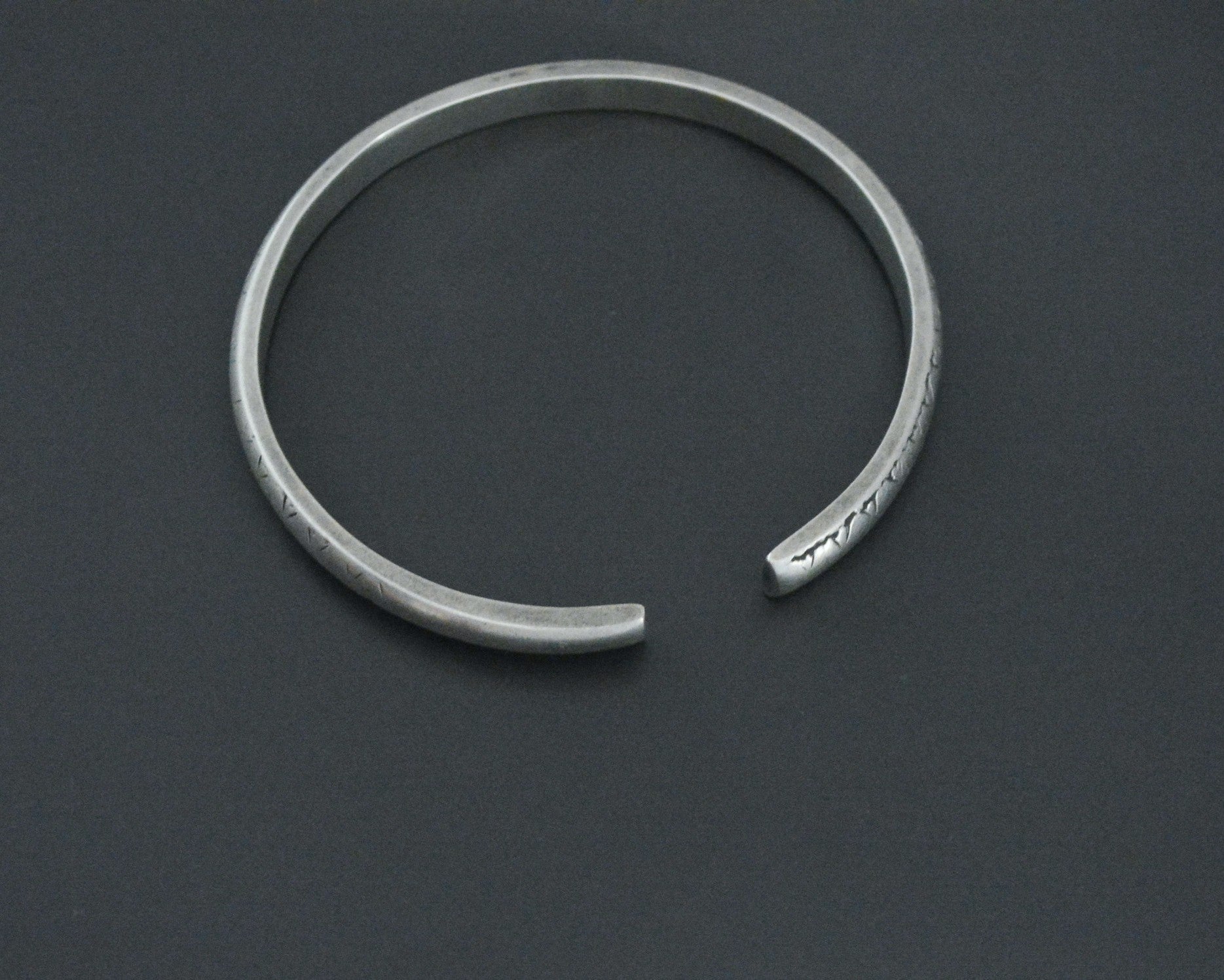 Ethnic Solid Bracelet with Carvings