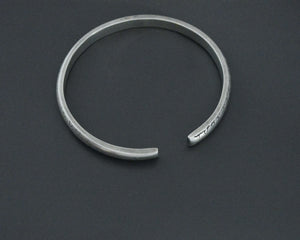 Ethnic Solid Bracelet with Carvings