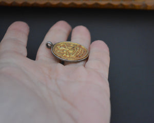 Ganesha Gilded Silver Pendant