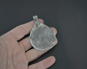 Large Berber Spiral Pendant from Morocco
