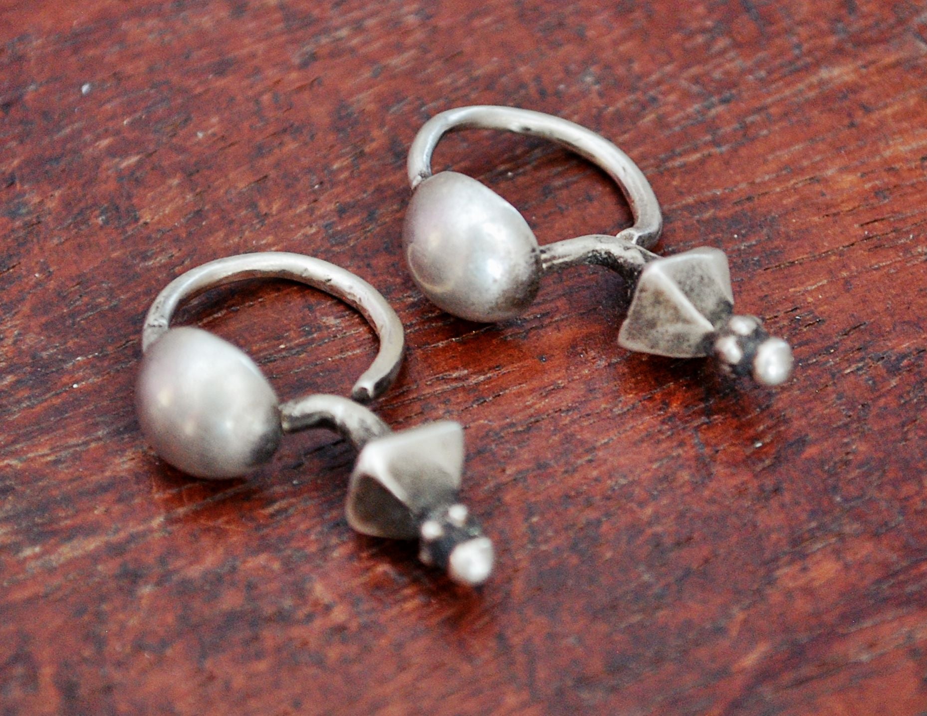 Tribal Indian Earrings from Gujarat