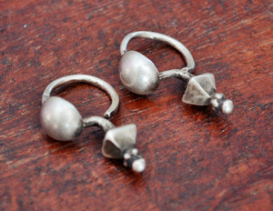 Tribal Indian Earrings from Gujarat