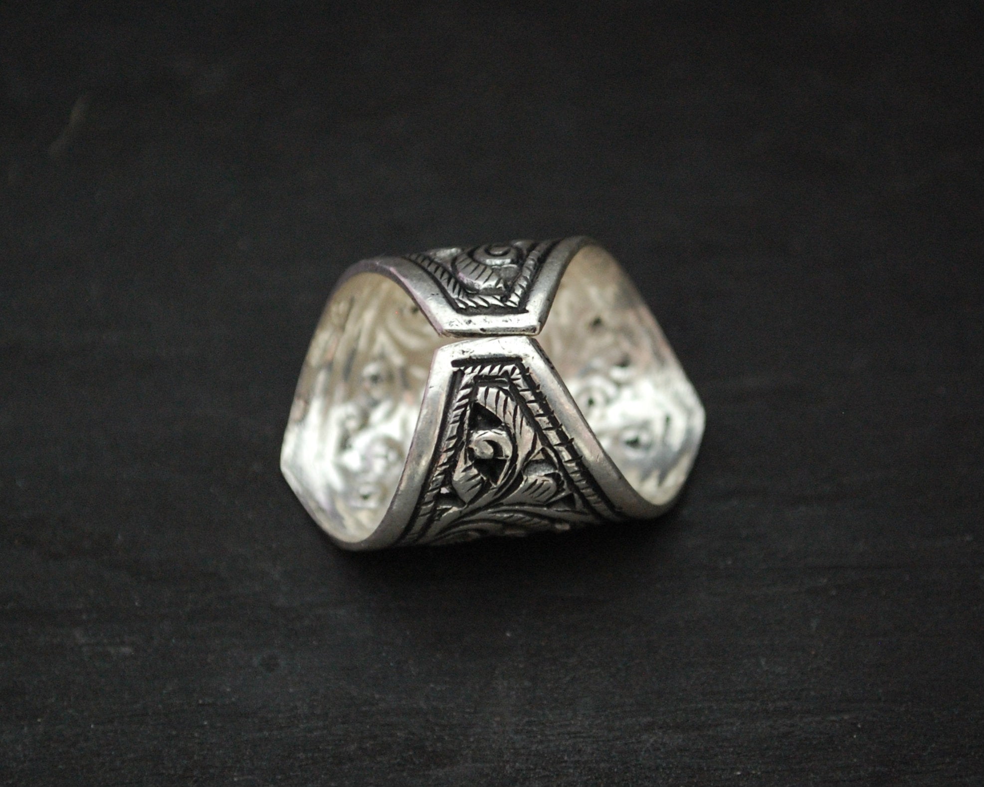 Ethnic Band Ring from India - Size 8+