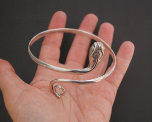 Vintage Sterling Snake Bracelet or Armlet - LARGE