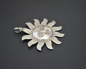 Surya Sun Gold Pendant from India