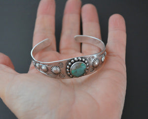Navajo Fred Harvey Era Turquoise Bracelet - SMALL