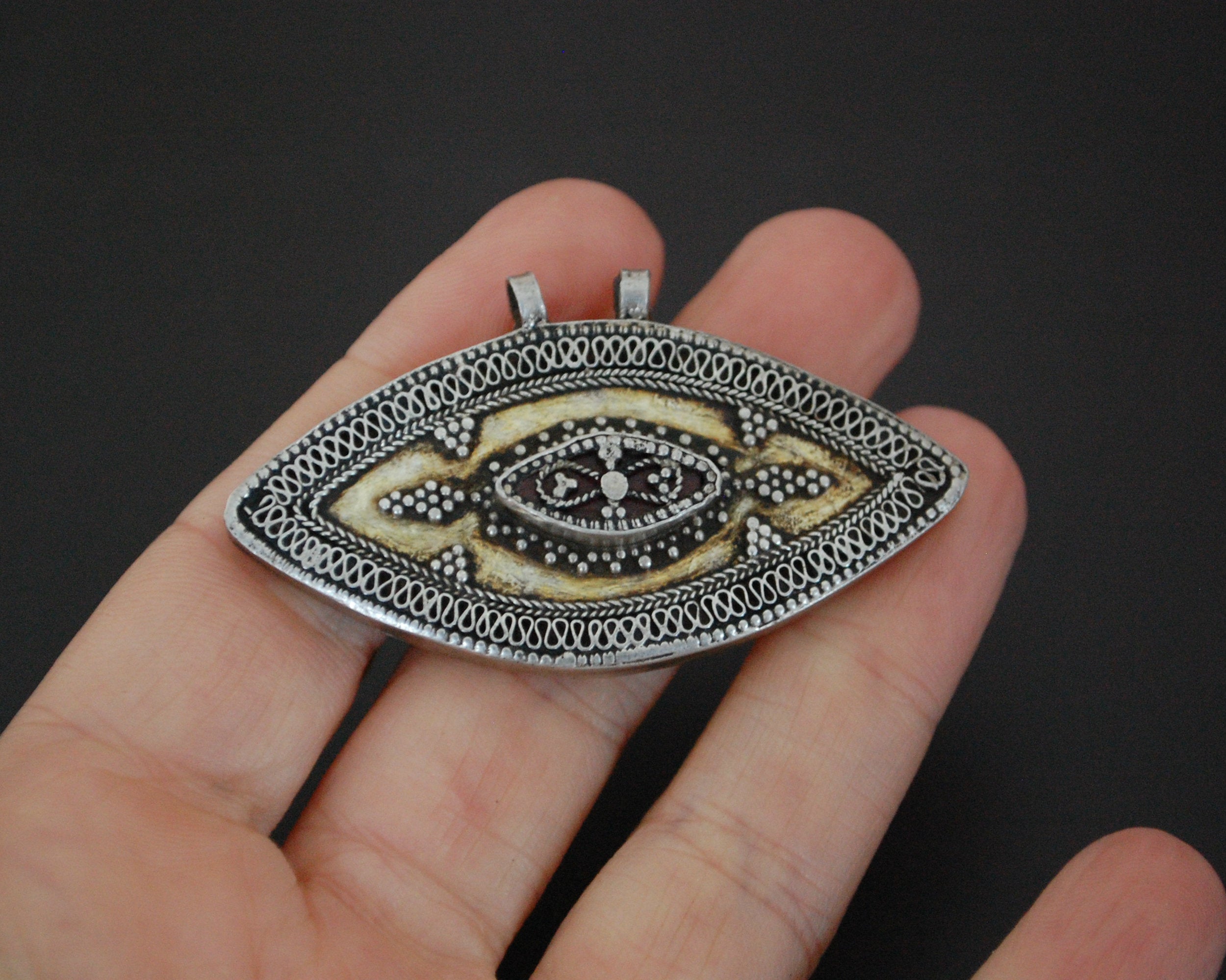Kazakh Pendant with Gilding