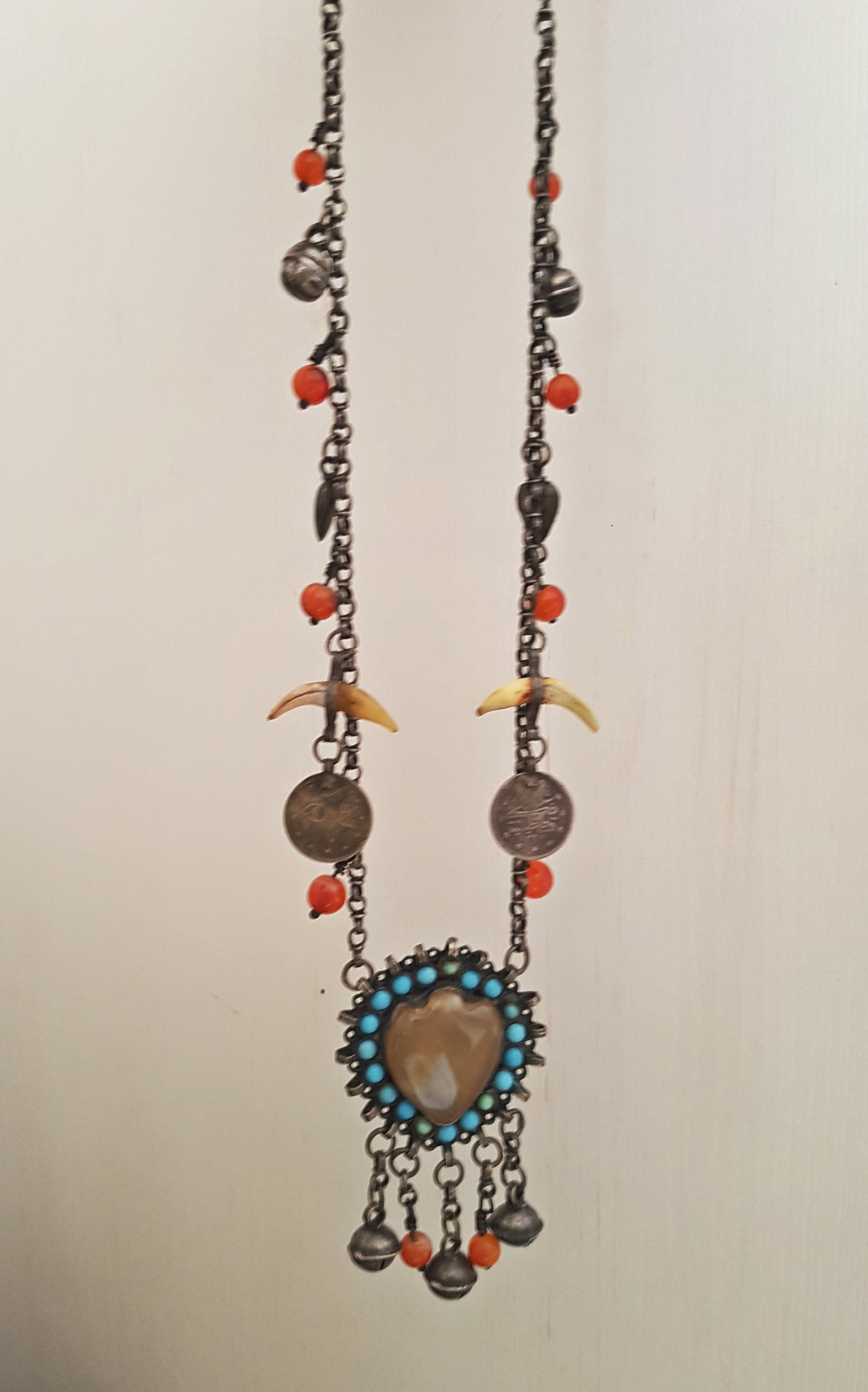 Rare Kurdish Pendant Coins Necklace