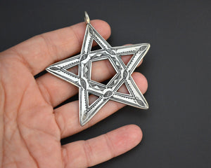 Tuareg Silver Star Pendant