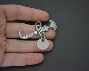 Berber Dagger Pendant with Coin