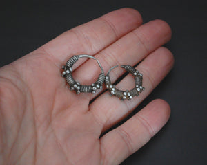Antique Mauritanian Hoop Earrings - SMALL
