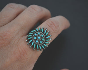 Zuni Petit Point Cluster Ring - Size 9