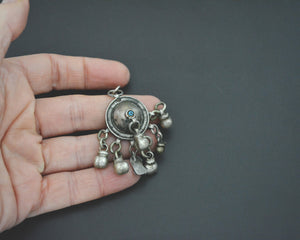 Egyptian Bahariya Oasis Silver Pendant with Dangles