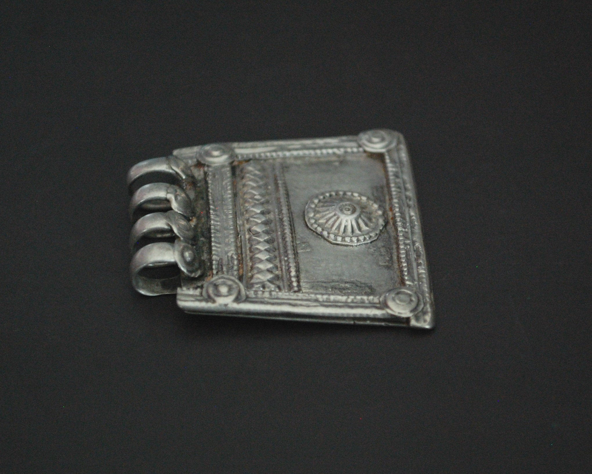 Antique Afghani Silver Pendant