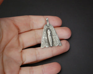 Berber Charm Pendant - Solid Silver