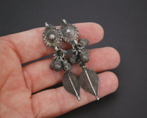 Old Rajasthani Silver Earrings
