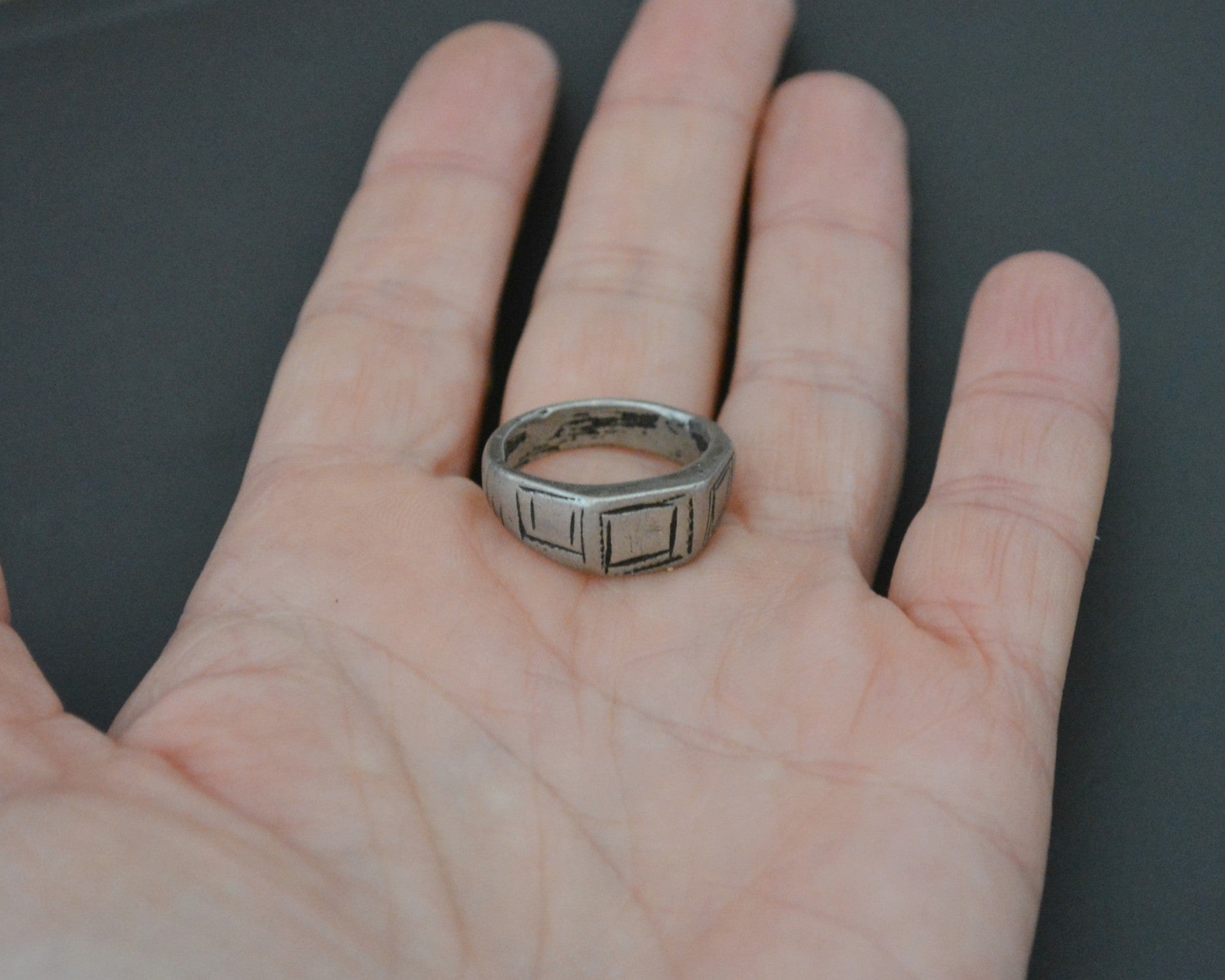 Berber Silver Band Ring - Size