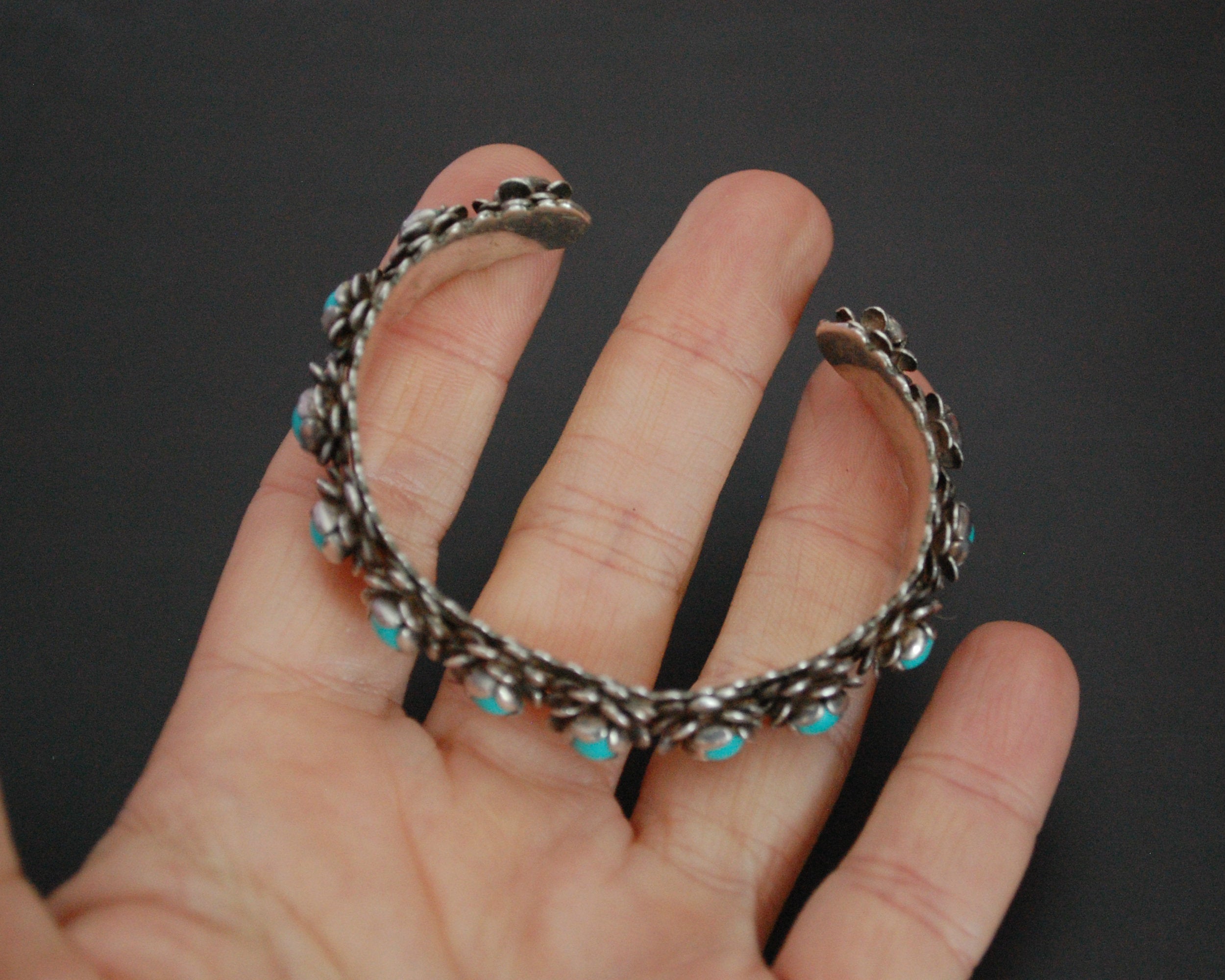Native American Turquoise Bracelet - SMALL