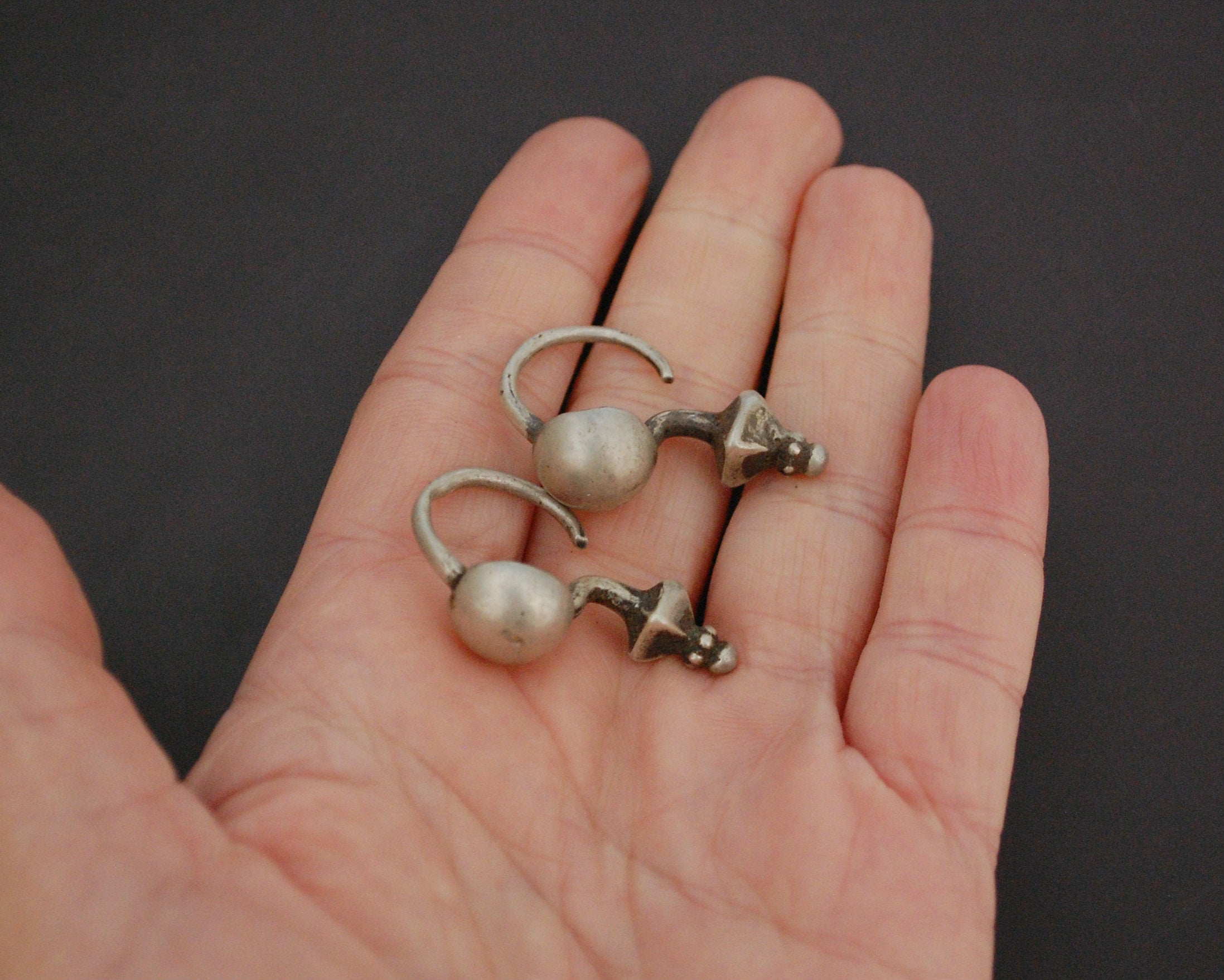 Tribal Indian Earrings from Gujarat