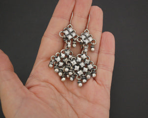 Rajasthani Silver Earrings with Bells