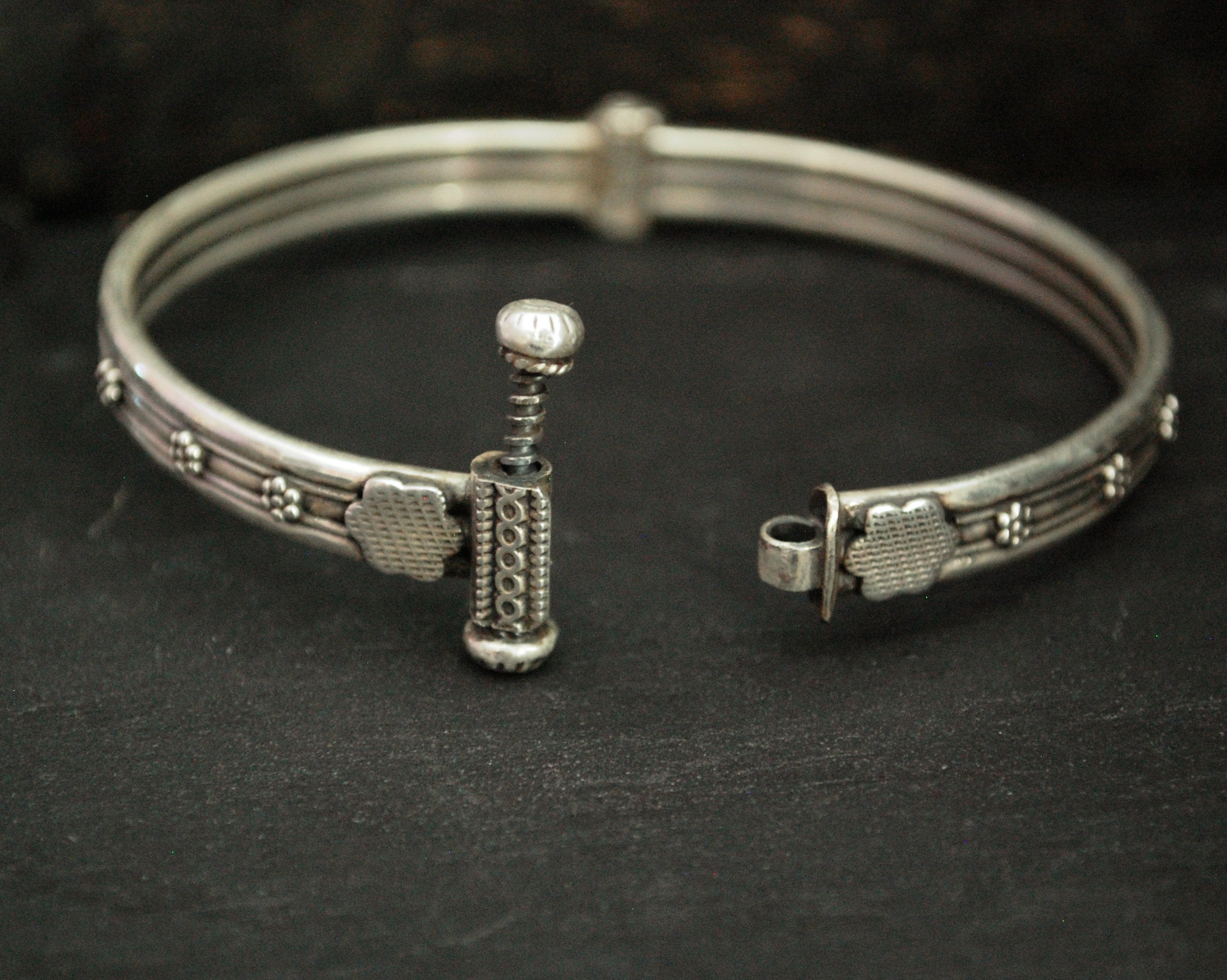 Indian Rajasthani Silver Bracelet