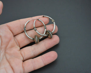 Ethnic Bali Hoop Earrings - SMALL/MEDIUM