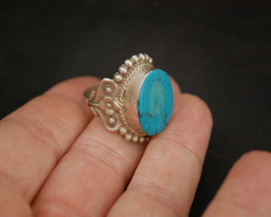 Nepali Turquoise Ring - Size 6.5