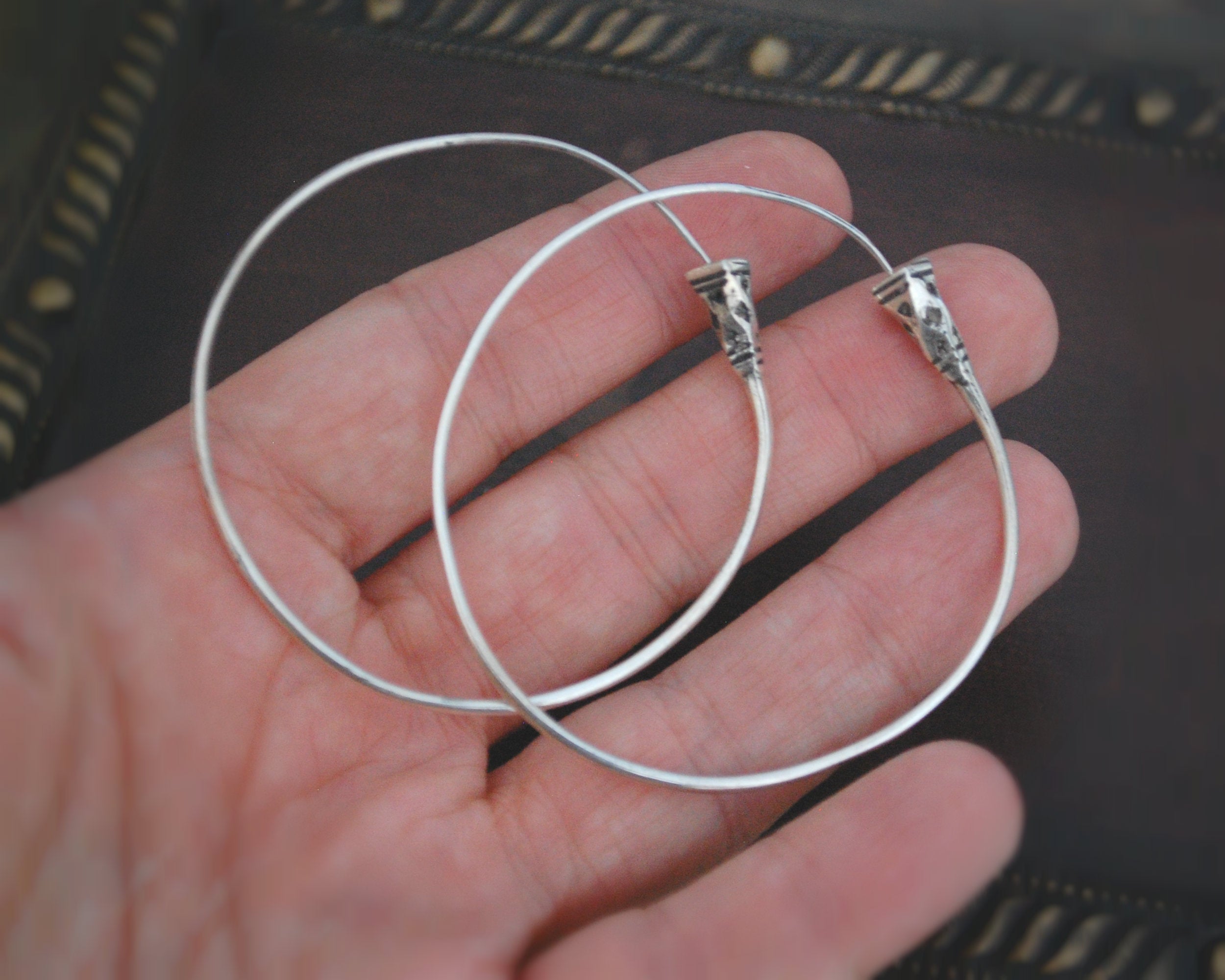 Large Tuareg Hoop Earrings