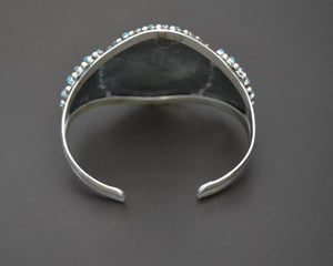 Zuni Cluster Turquoise Cuff Bracelet