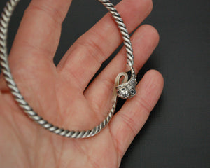 Vintage Lion Head Bracelet or Upper Arm Bracelet