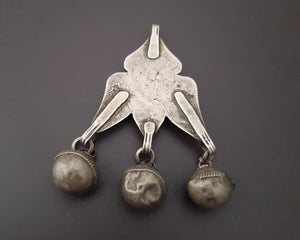 Turkmen Carnelian Pendant with Bells