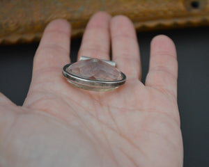 Crystal Quartz Pendant on Sterling Silver Setting