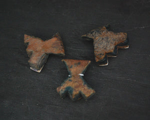 Small Tuareg Shell Khomeissa Pendants - Set of Three