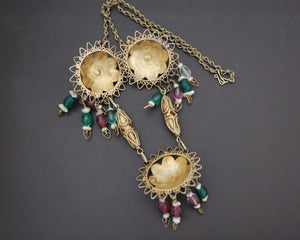 Gilded Uzbek Necklace with Stones