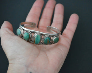 Navajo Turquoise Cuff Bracelet - Native American Turquoise Bracelet