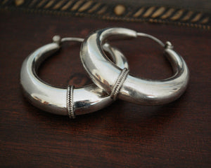 Ethnic Hoop Earrings - LARGE
