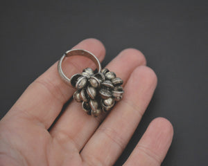 Rajasthani Silver Ring with Bells- Size 8
