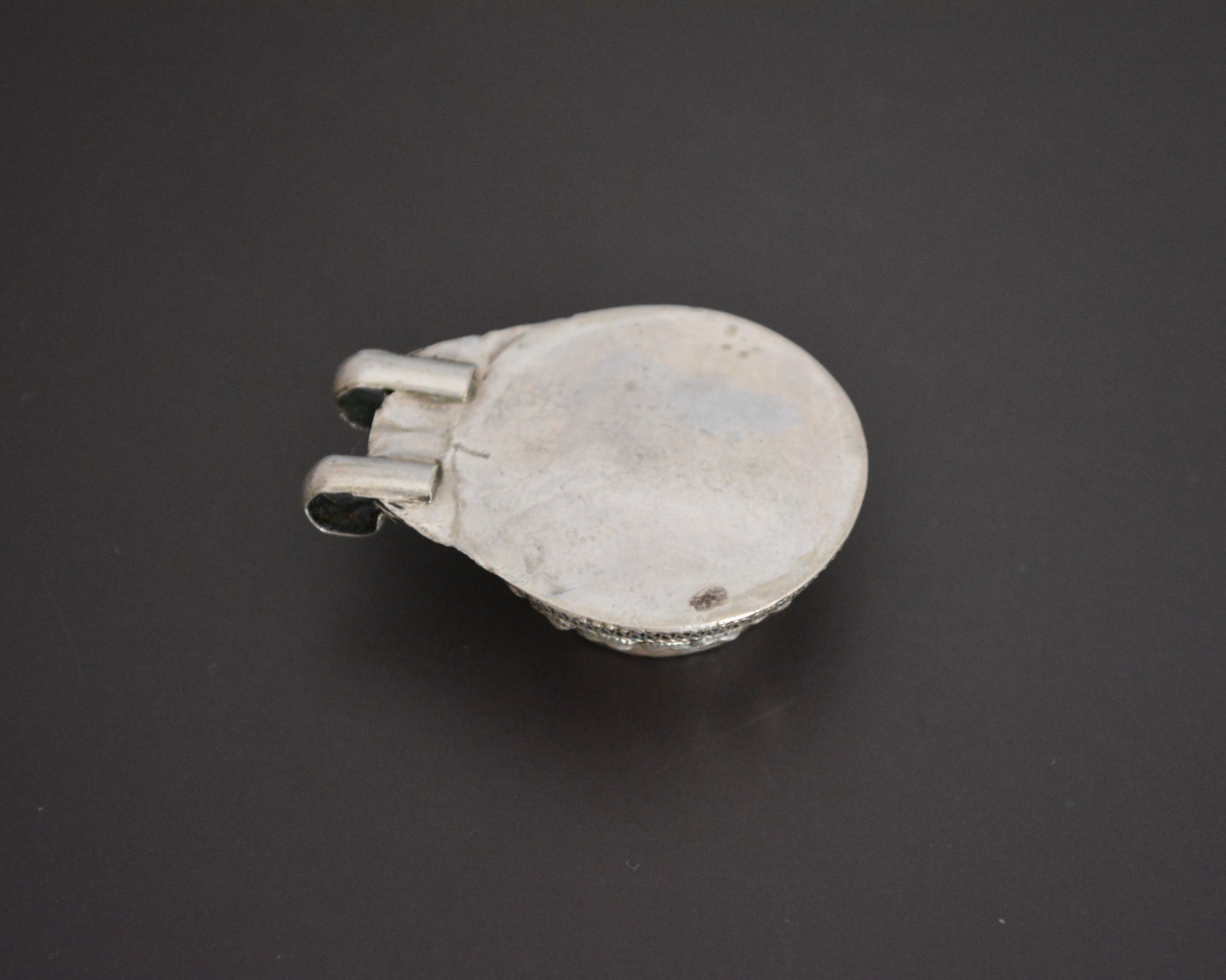 Afghani Arabic Writing Green Agate Pendant