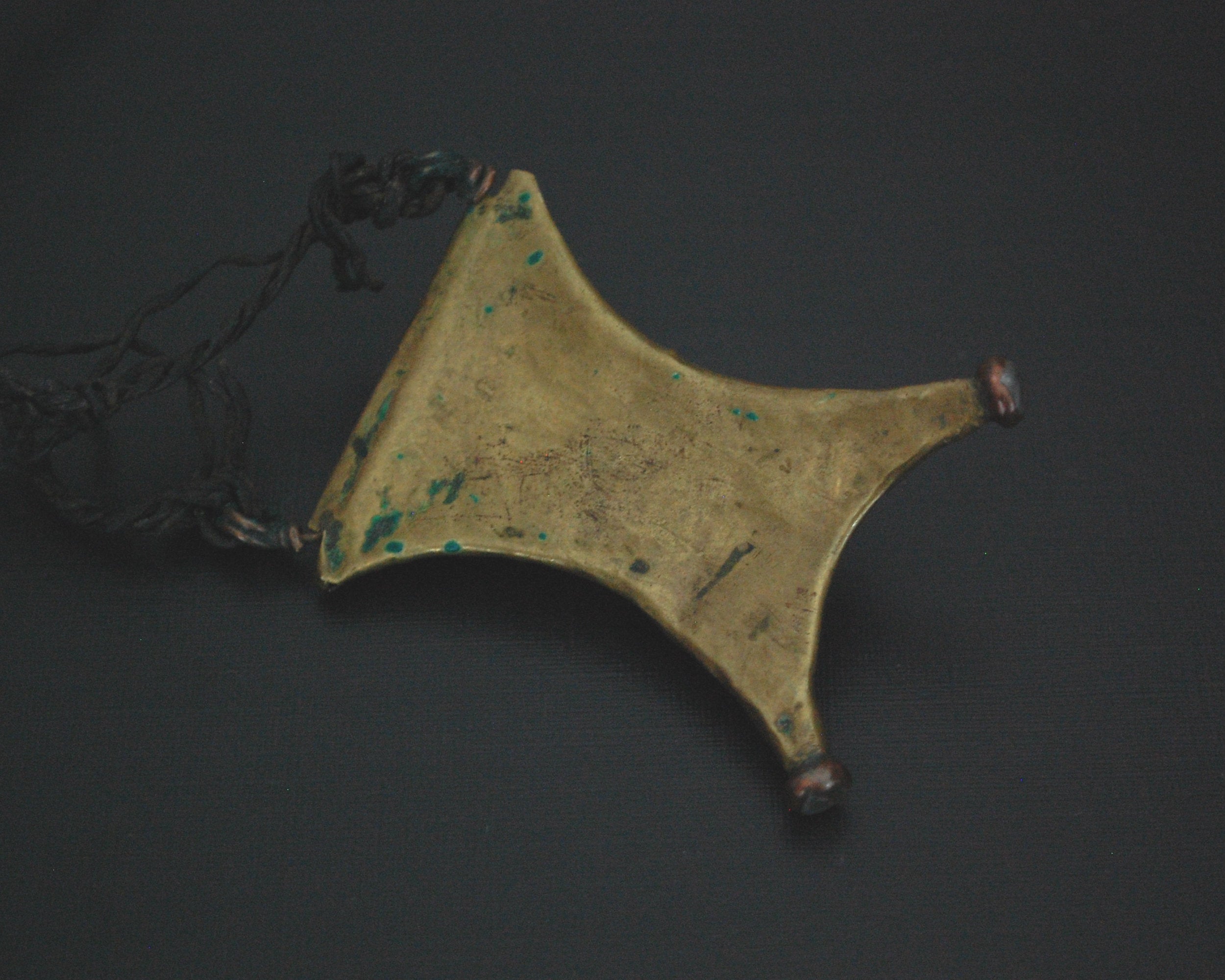 Tuareg Tcherot Talisman Pendant on Leather Cord