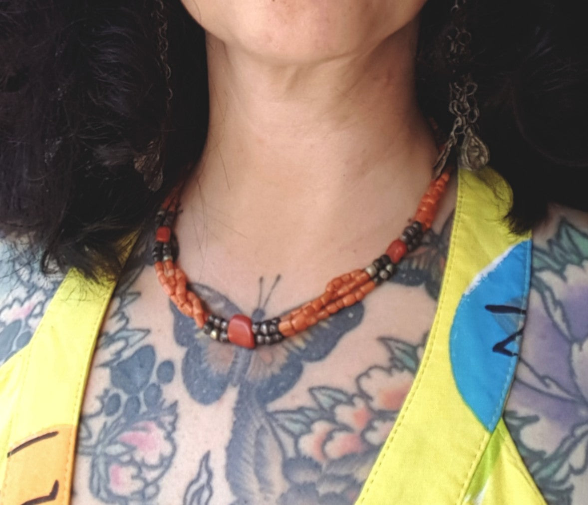 Reserved for S. - Moroccan Berber Coral Necklace